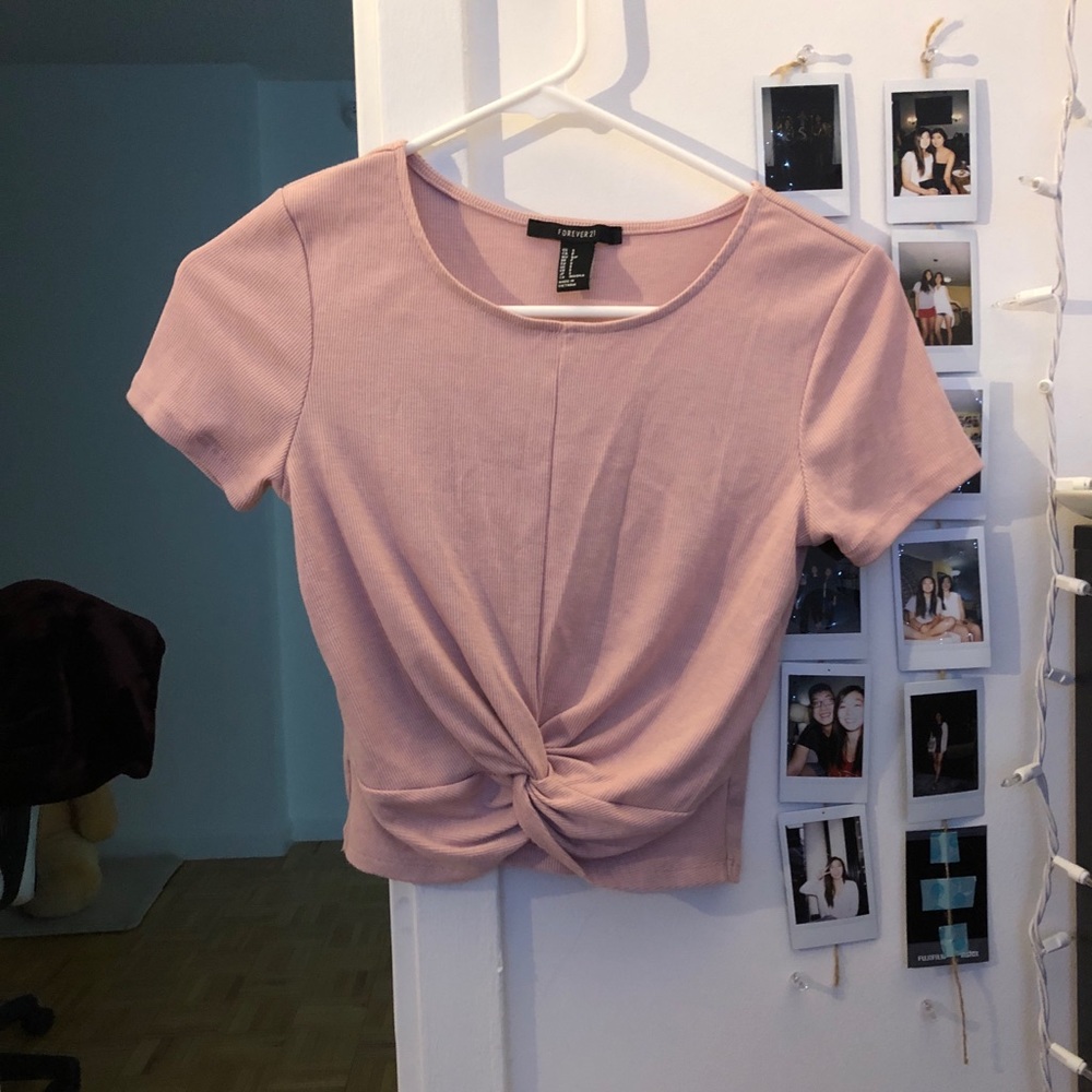 tie up crop top